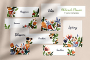 Floral cards, posters, banners set, a Decorative Illustration by Good Studio (Thumbnail 1 of 9)