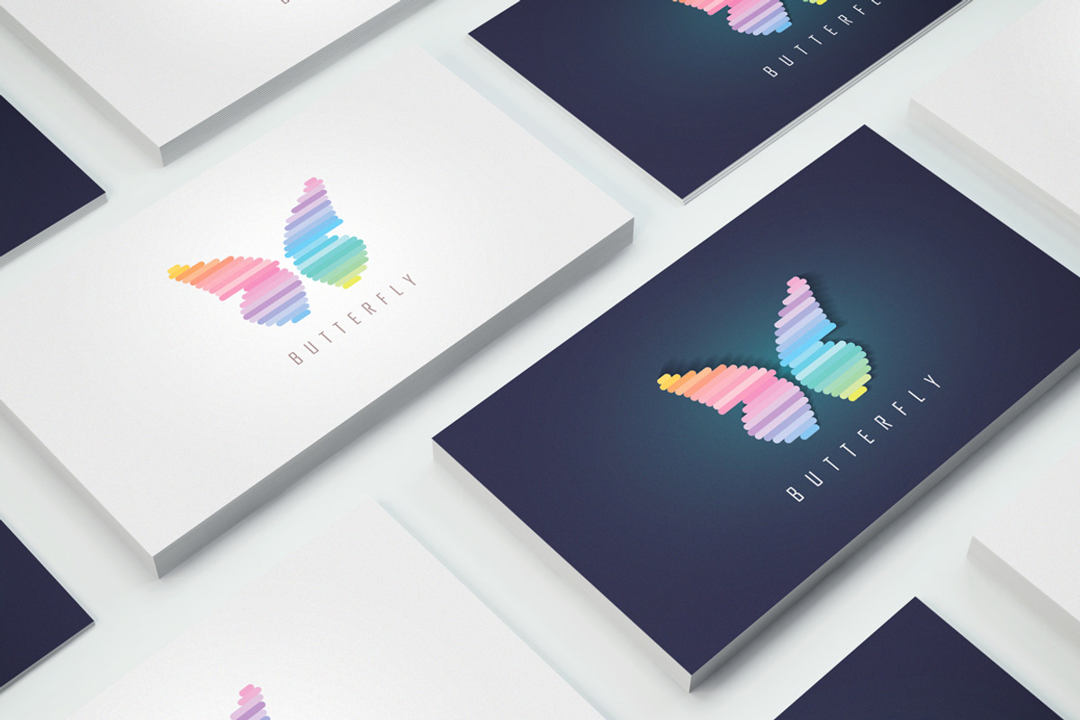 Spectrum Butterfly logo, a Branding & Logo Template by Polar Vectors (Photo 3 of 5)
