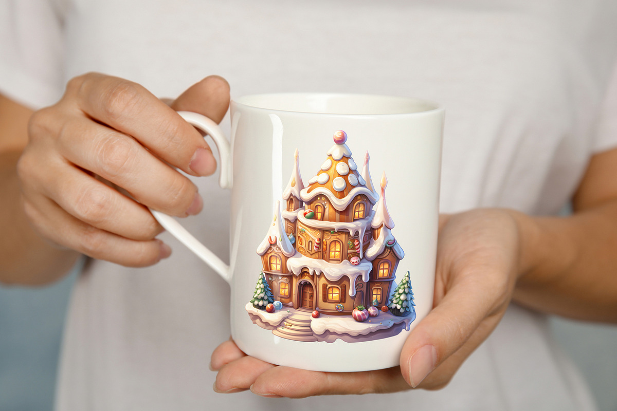 Christmas Gingerbread Clipart, a Food Illustration by Vasmila (Photo 4 of 6)