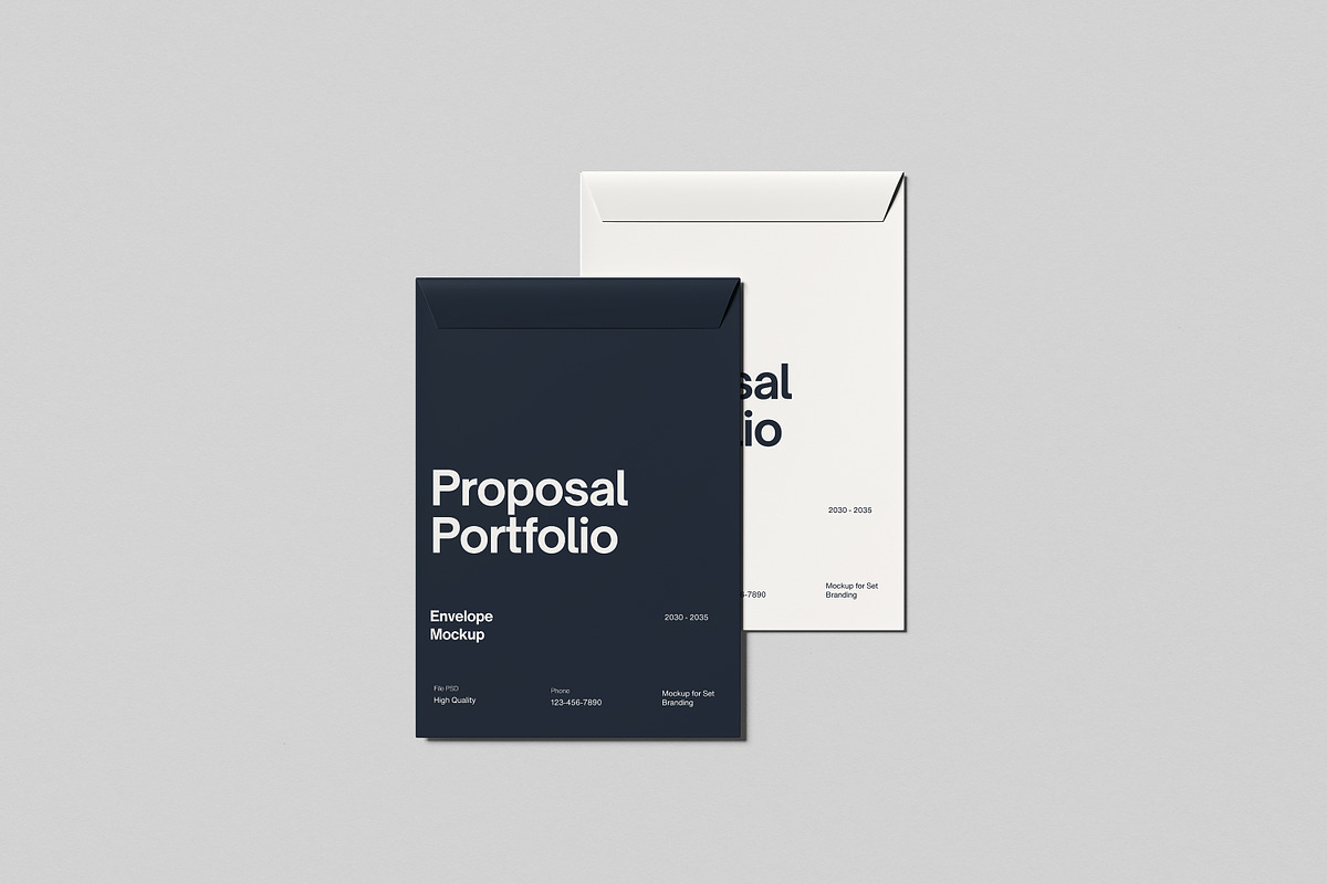 Corporate Envelope Mockup, a Packaging Mockup by AnasStudio (Photo 2 of 7)