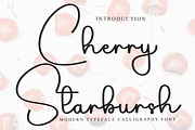 Cherry Starbursh, a Handwritten Font by FreshTypeINK (Thumbnail 1 of 8)