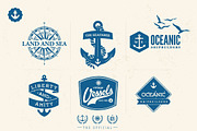 Set of Nautical elements, an Illustration by Noka Studio (Thumbnail 2 of 3)