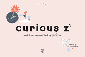 Curious Z: A Hand-Drawn Font