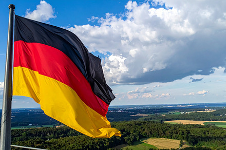 German flag of Germany AI generated