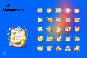 3D Task Management, an Object Graphic by Pengedar Seni
