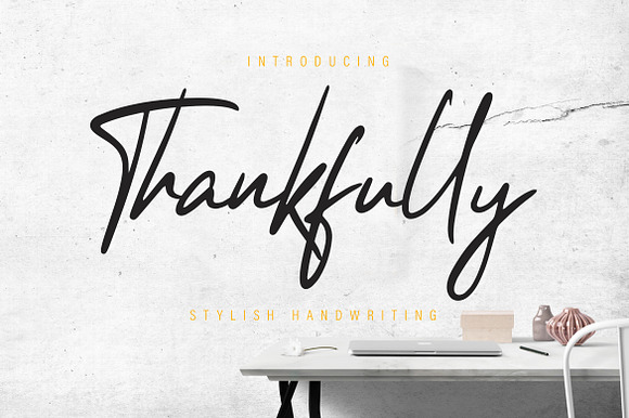 Thankfully Stylish Business Font preview 7