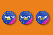 Badge Pin Mockup, a Print Template by Rafoz (Thumbnail 3 of 4)