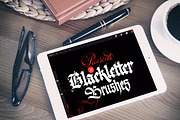 Blackletter Procreate Brushes, a Brush Add-On by Emmanuel Buron (Thumbnail 1 of 13)