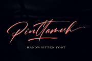 Pinttamuh Black Friday, a Script Font by pineungtype (Thumbnail 1 of 8)
