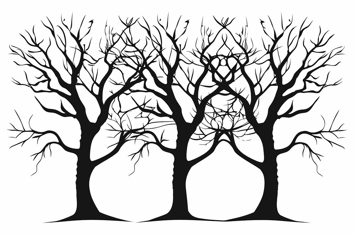 Nature Tree Silhouette Bundle, an Illustration by hafijul (Photo 8 of 9)