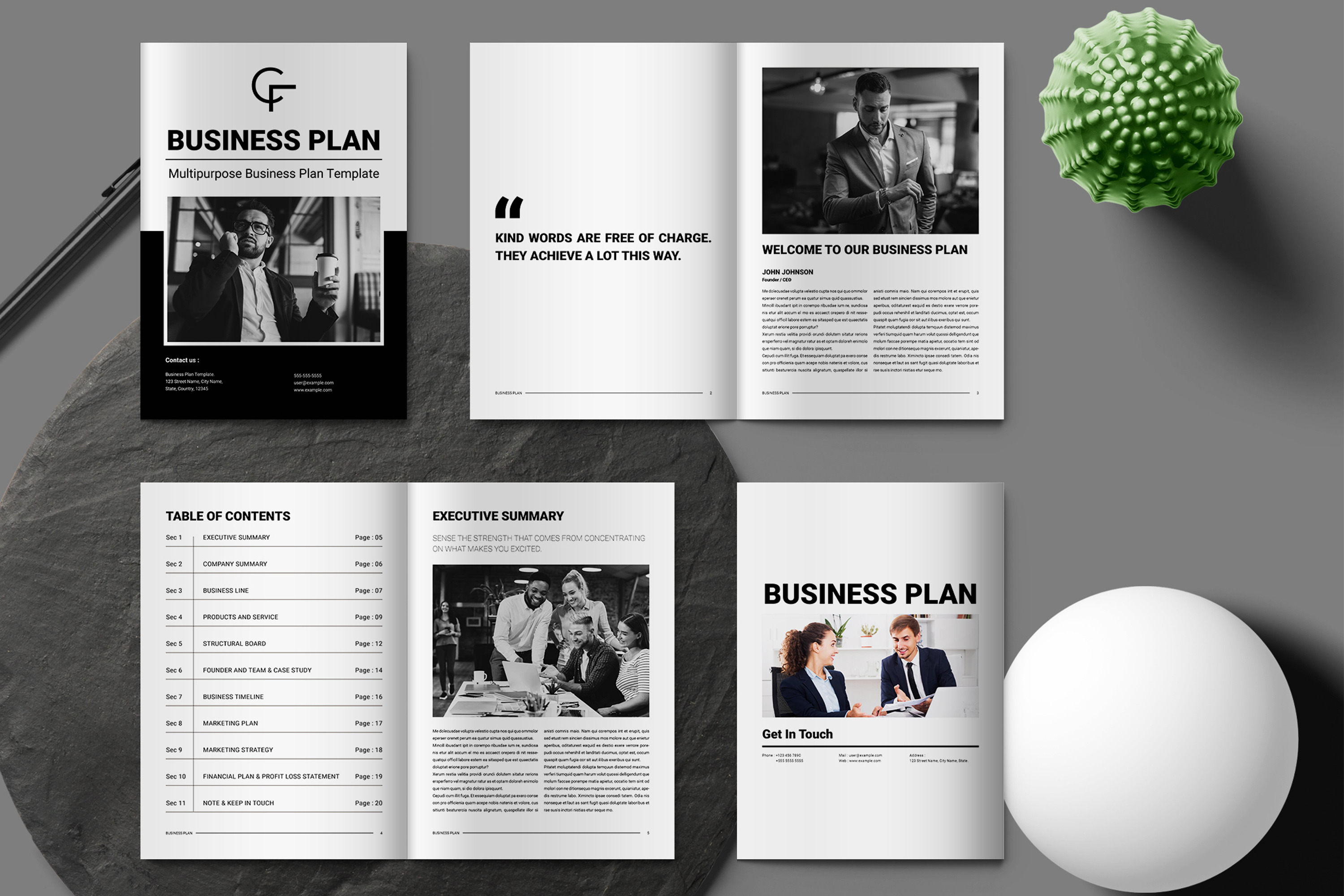 Business Plan Design Template