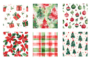 Merry & Bright Digital Paper, a Pattern Graphic by Chromolume Studio (Thumbnail 3 of 16)