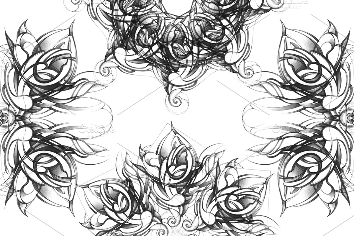 Abstract patterns, hand-drawn, a Pattern Graphic by Allween (Photo 5 of 6)