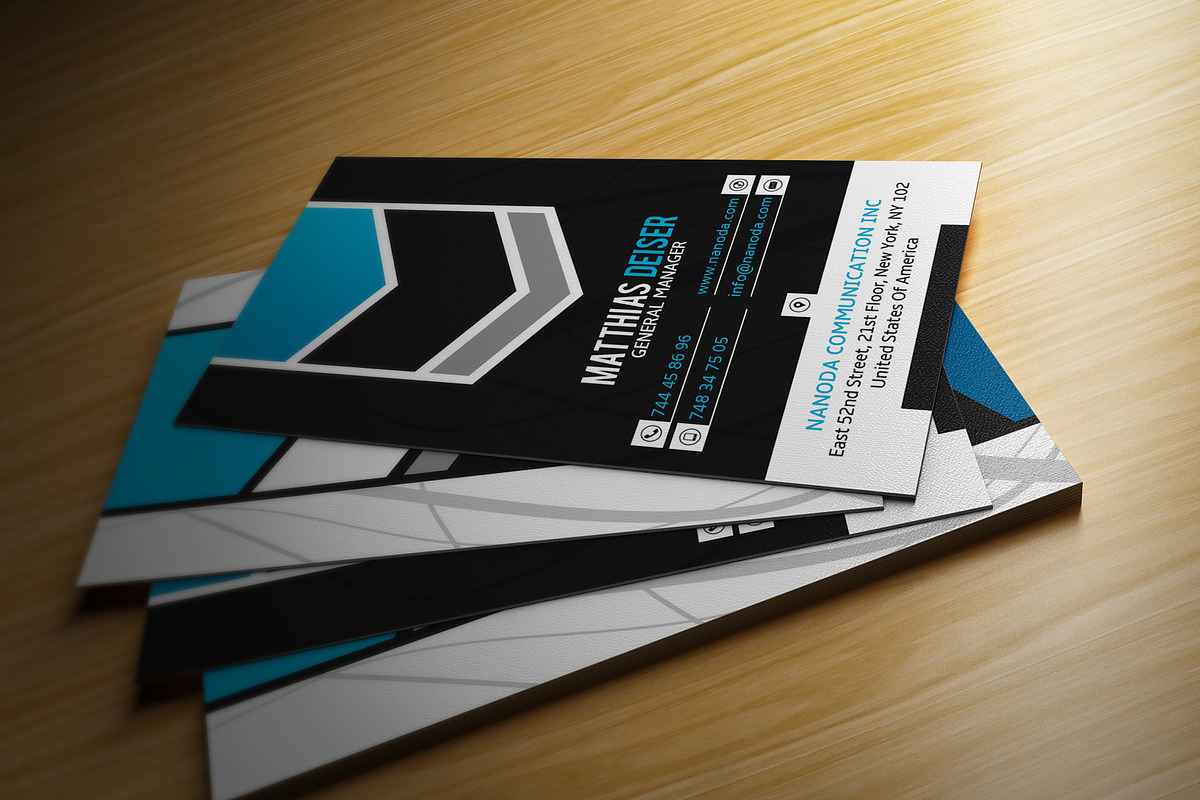 Modern Business Card, a Business Card Template by Marvel (Photo 3 of 3)