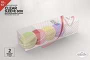 Clear Sleeve Box Packaging Mockup, a Packaging Mockup by INCDesign (Thumbnail 1 of 9)