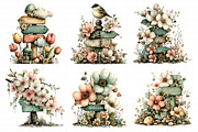Whimsical Spring Singpost Clipart, an Illustration by Daily.Designs (Thumbnail 8 of 8)