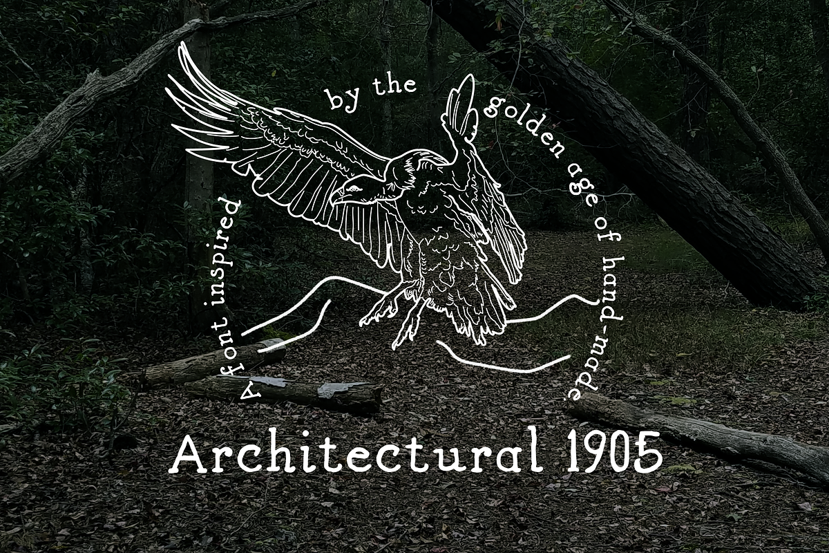 Architectural 1905 Hand Drawn Font preview 2