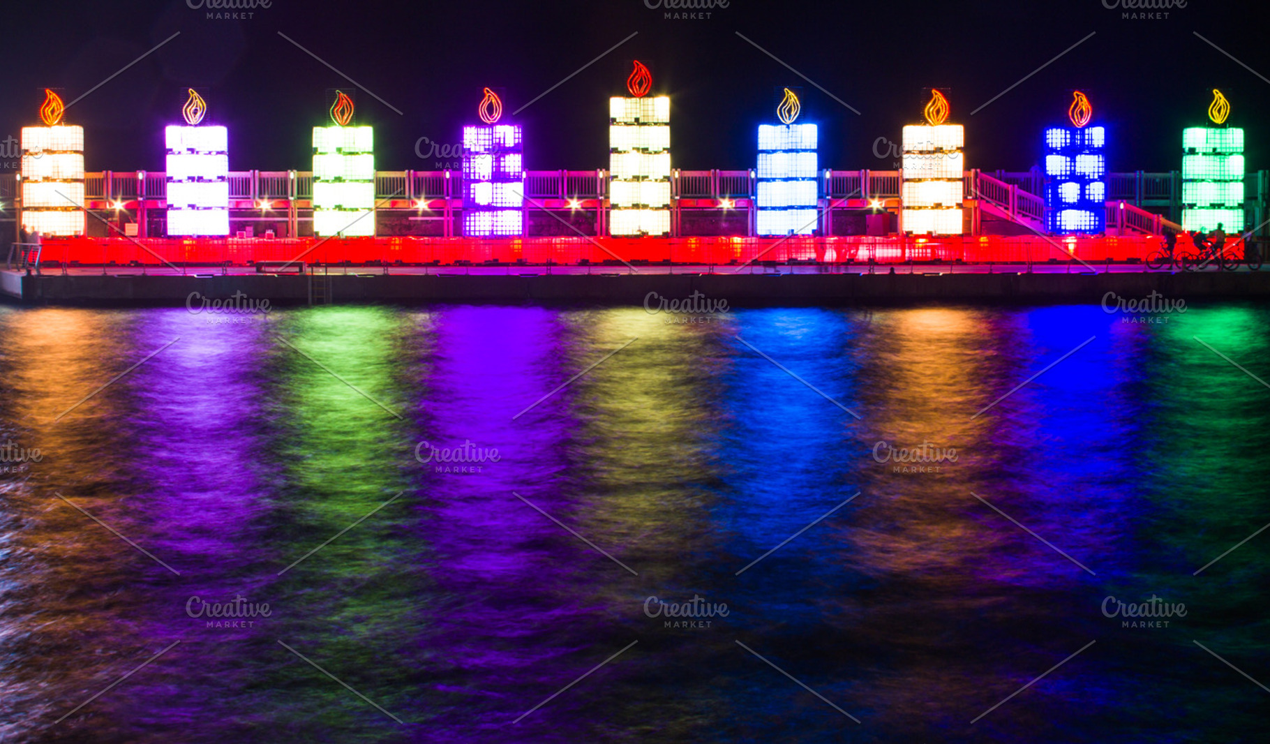 Hanukkah containing hanukkah, menorah, and dreidel, a Holiday Photo by suprunvitaly