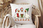 Funny Christmas Goose PNG, an Illustration by Libby Wishes (Thumbnail 6 of 6)