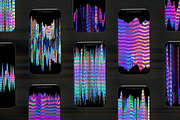 Holographic Glitch. 3D Backgrounds, a Texture Graphic by Julie&Taily (Thumbnail 15 of 19)