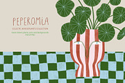 Peperomia - eclectic houseplants, an Illustration by Annakniaz (Thumbnail 1 of 14)