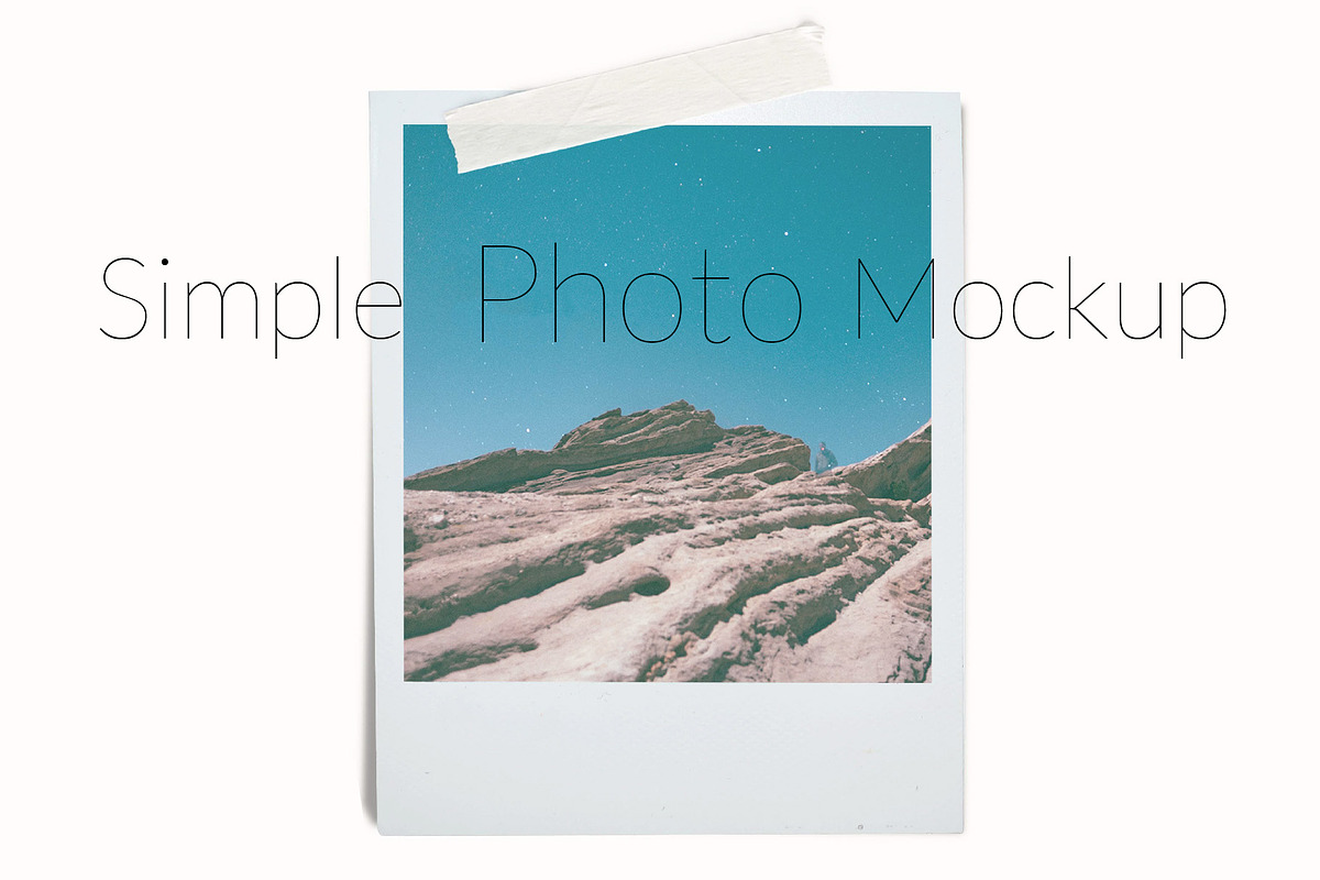 Simple Vintage Photo MockupPSD, a Mockup by Tropical Type (Photo 1 of 6)