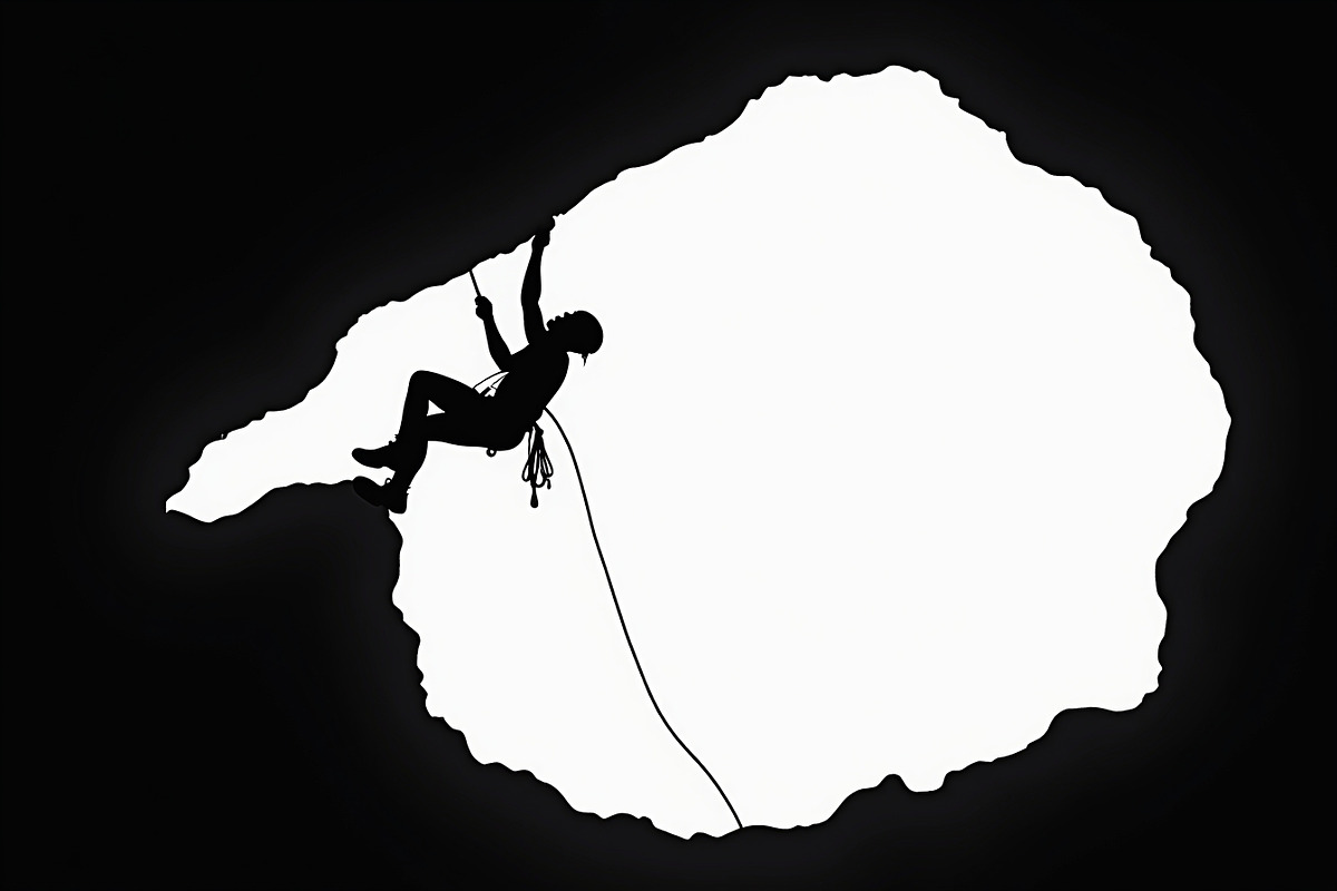 Mountain Climber Silhouette Set, an Illustration by Amazin_art (Photo 2 of 21)