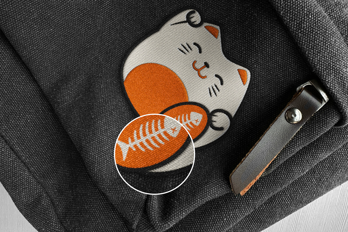 Backpack Patch Mockup, a Product Mockup by Design Squad (Photo 2 of 5)