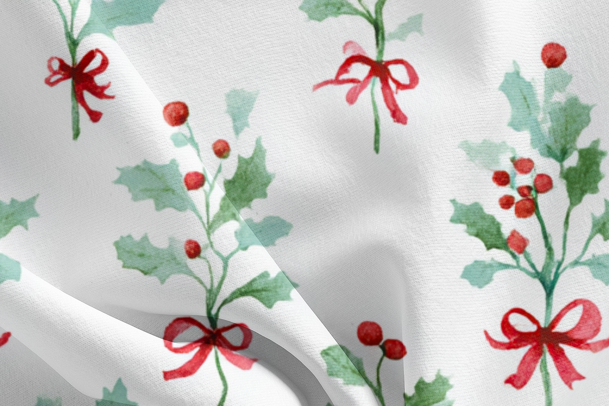 Holly Berry Seamless Pattern, a Pattern Graphic by Pati Charm Studio (Photo 7 of 7)