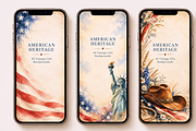 American Heritage – USA Backgrounds, a Background Graphic by MarisoArt (Thumbnail 5 of 6)