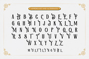 Allergic - Vintage Font, a Blackletter Font by Viswal Studio (Thumbnail 2 of 6)
