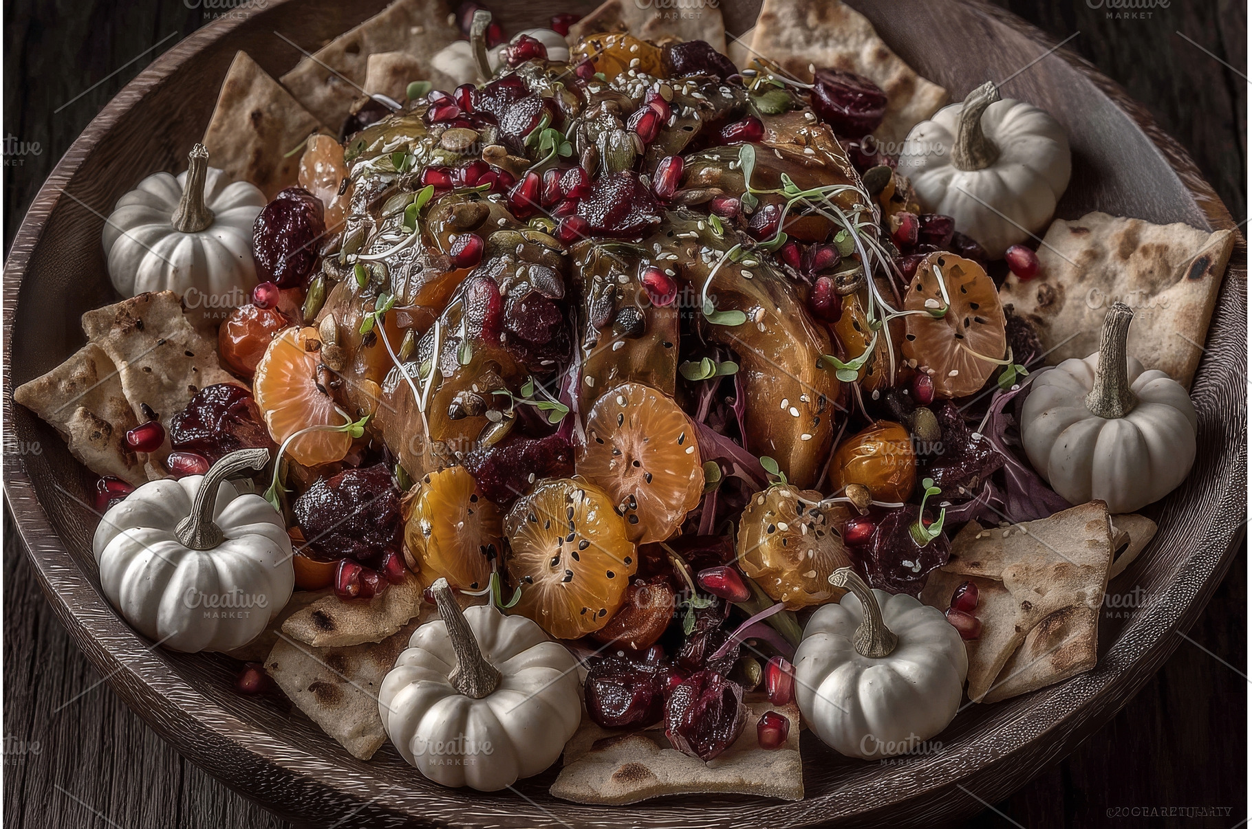A fruit salad consisting of pumpkin, a Food & Drink Photo by ZinetroN