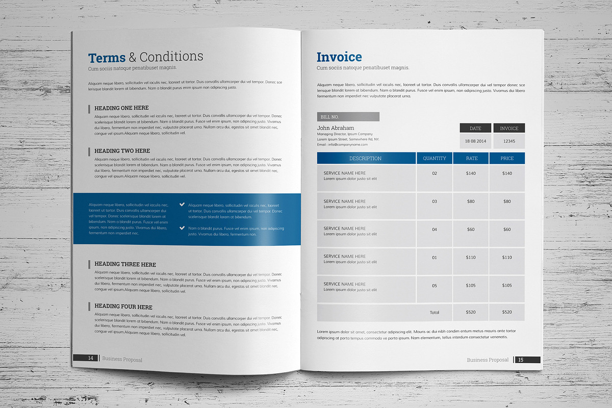 Project Proposal Template V5, a Brochure Template by JanySultana (Photo 8 of 14)