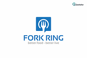Fresh Fork Logo Template, a Branding & Logo Template by Geelator Studio (Thumbnail 1 of 3)