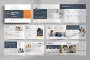Marketing Plan Template Landscape, a Brochure Template by NorthPeak (Thumbnail 1 of 10)