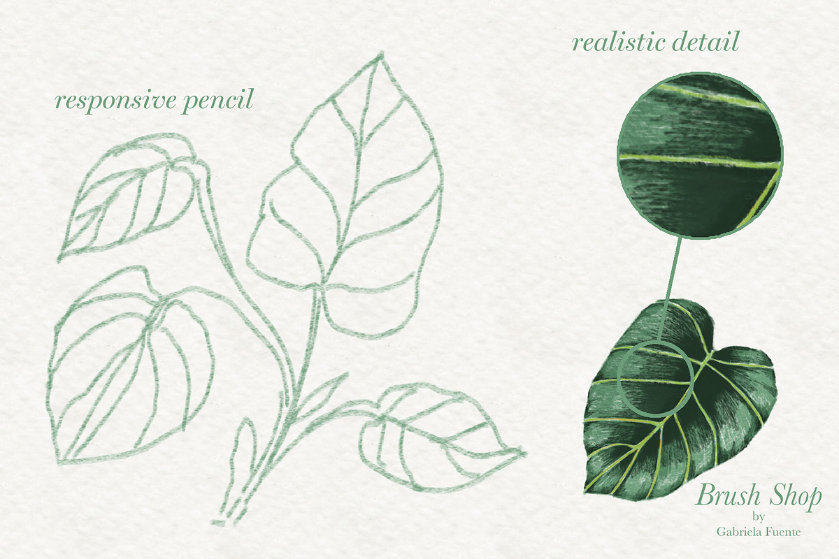100 + Art Brushes for Procreate, a Brush Add-On by The_Brush_Shop