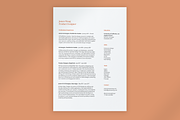 Creative Resume Template, a Resume Template by Cassandra Cappello (Thumbnail 1 of 2)
