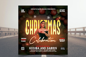 Christmas Flyer Template, a Flyer Template by Poushe Design