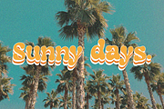 Disco Night, Retro Font, a Font by Andrea De Oliveira (Thumbnail 3 of 5)