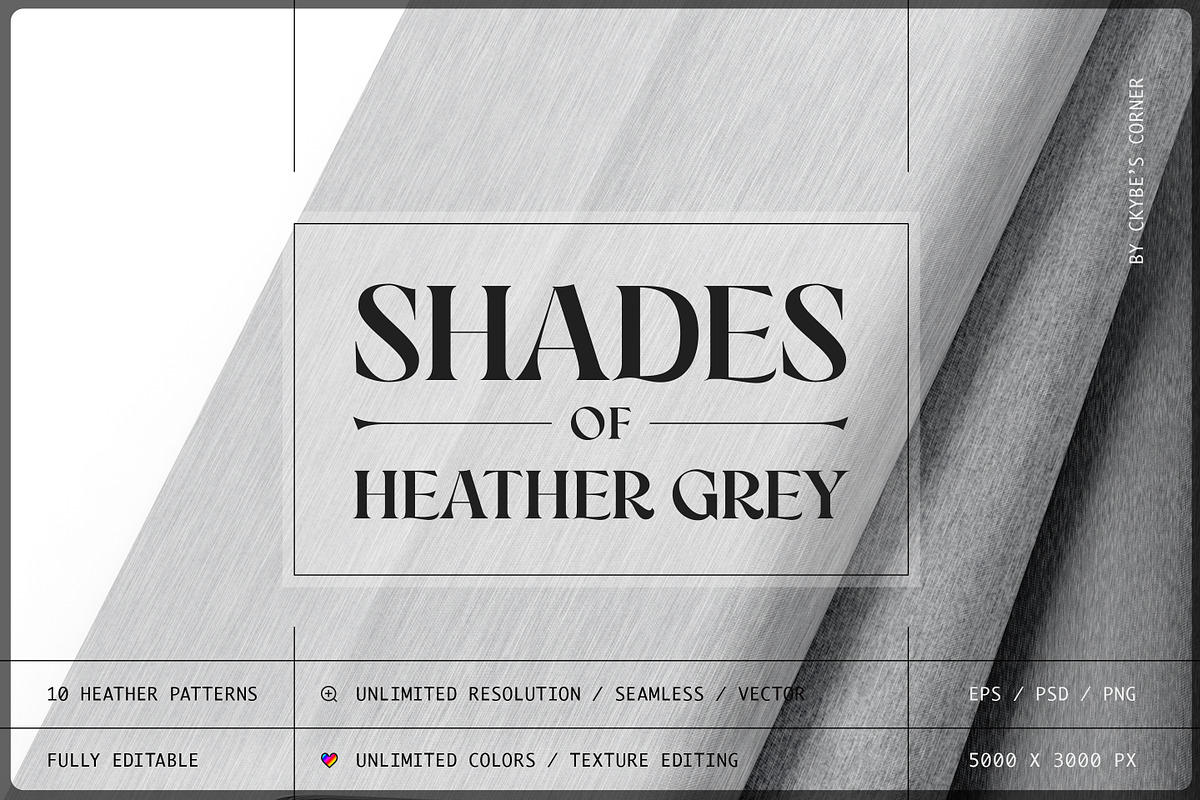 Shades of Heather Grey - Fabric Set, a Background Graphic by Ckybe's Corner (Photo 1 of 5)