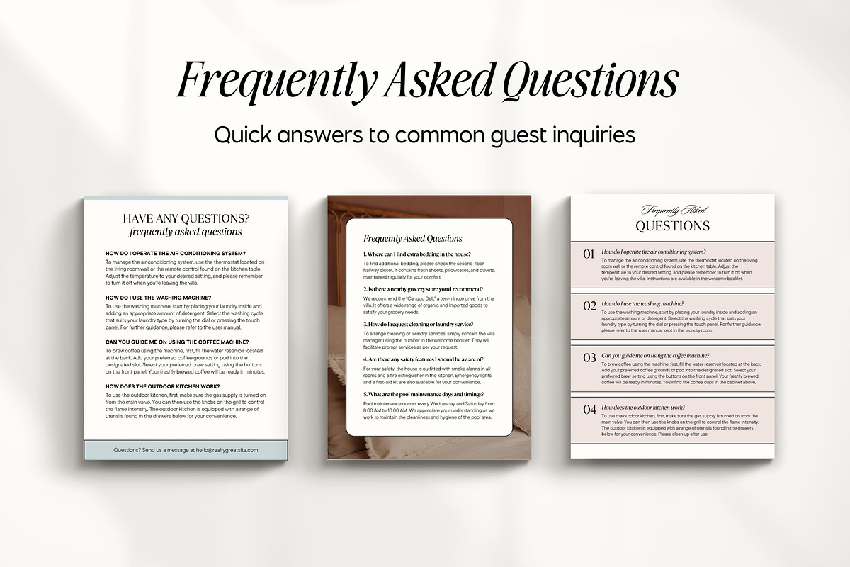 Airbnb Welcome Book Canva Templates, a Magazine Template by Fallon Gerst (Photo 20 of 23)