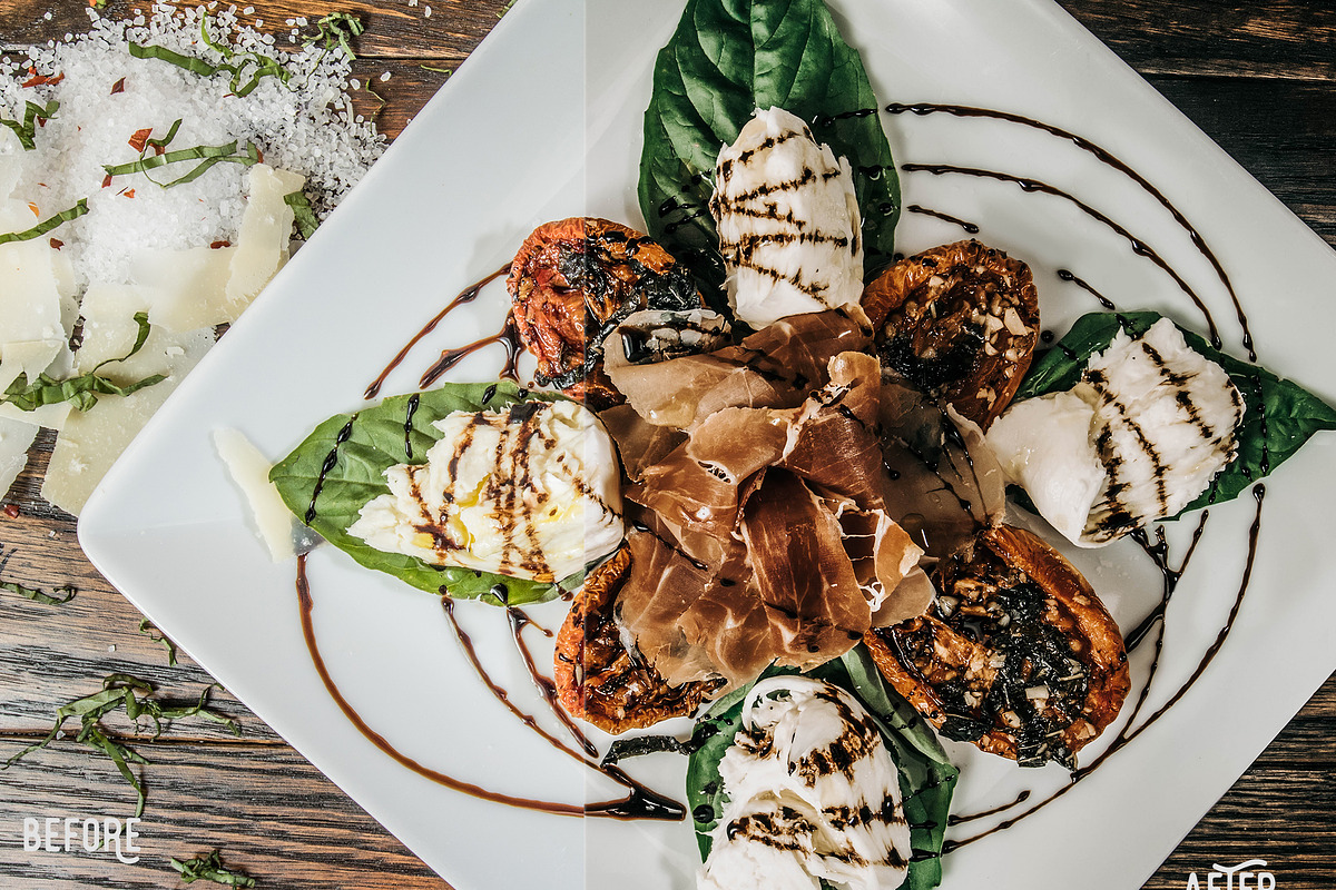 Oneday : Food Lightroom presets preview 3