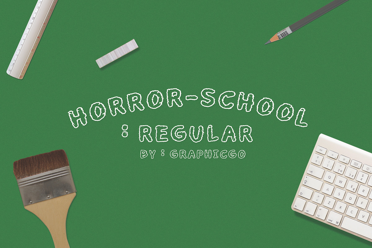 Horror School Font