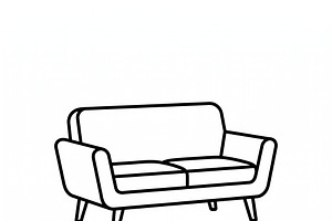 42 Vector Tiny Apartment Icon Set, an Outline Icon by adenpinkstore