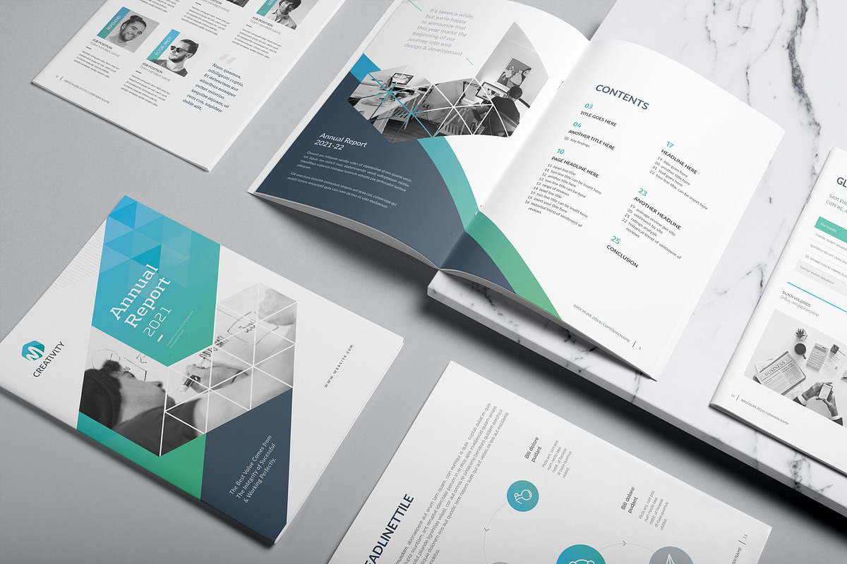 Annual Report 2022, a Brochure Template by Brochure-Market (Photo 2 of 8)