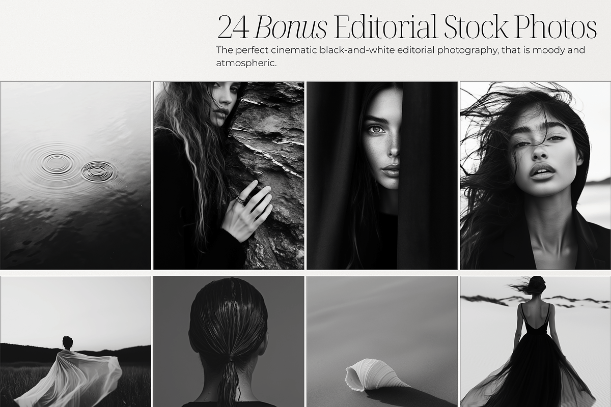 Editorial Stock Photos, a Graphic by Asha Glenn Design Studio
