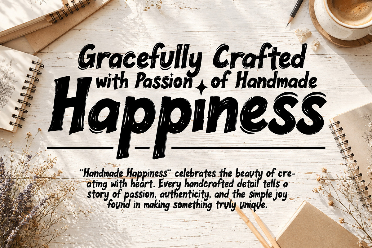 WELLDRUNE - Fearless Bold Stories, a Handwritten Font by HypeWorksCo (Photo 12 of 17)