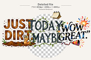 Sarcastic Watercolor Quote Clipart, an Illustration by Artnoy (Thumbnail 4 of 8)