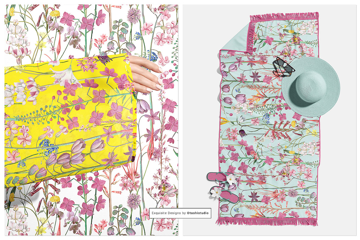 Jardin de Printemps Prints & Motifs, a Pattern Graphic by TSTUDIO (Photo 10 of 10)