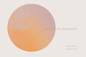 Soft Floral Grainy Backgrounds